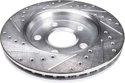 Detroit Axle - Front Brake Rotors for Toyota Corolla Scion Matrix Scion XD Pontiac Vibe Drilled & Slotted Brake Rotors Replacement Brakes and Rotors in Saudi Arabia
