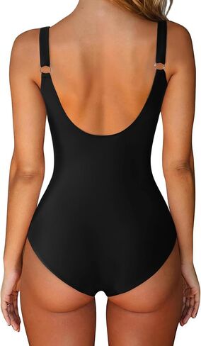 SUUKSESS Women Retro One Piece Swimsuit Sexy Tummy Control Bathing Suit in Saudi Arabia