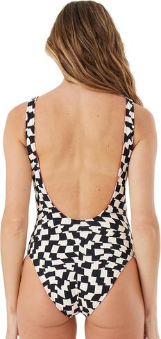 Roxy Women's Reversible One Piece Swimsuit–Tummy Control Bathing Suit, Removable Cups, Quick-Dry Fabric in Saudi Arabia