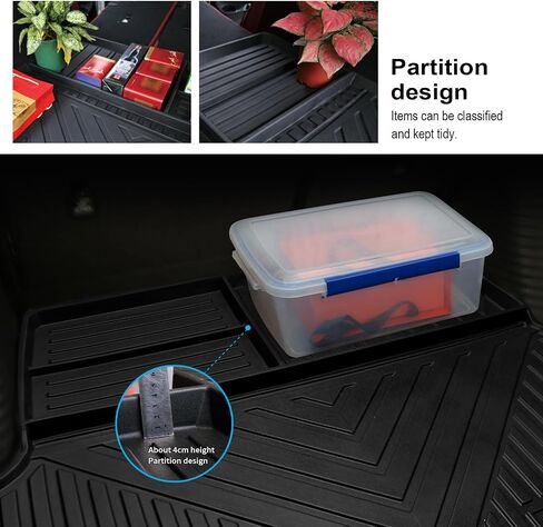 Custom Fit Floor Mats & Cargo Liners Compatible for 2015-2024 2025 Jeep Renegade Accessories All Weather TPE Rubber Protection Mat Black (Floor Mats+Cargo Liner) in Saudi Arabia