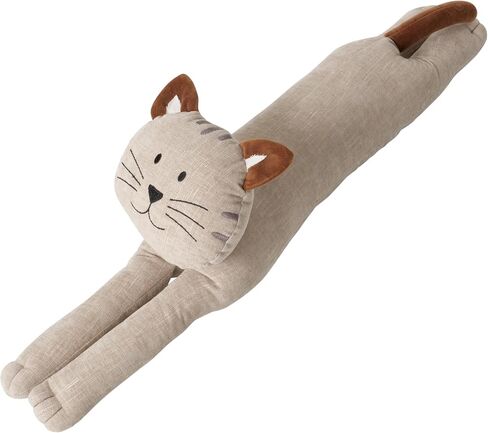 Fluffy, The Baby Lamb Door Stopper, Rustic White, Corduroy and Plush, Embroidery Eyes, Polyester, Sand Filling, Weighted Prop, 8 3/4 Inches Tall, 2.3 Pounds in Saudi Arabia