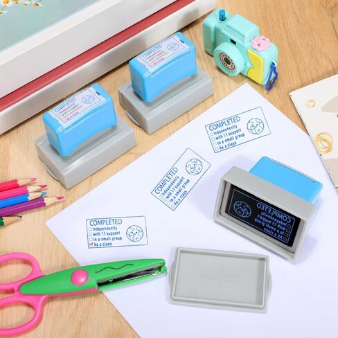 Teacher Stamps Self Inking Teacher Grading Stamps Checkbox Grading Teacher Stamps Classroom Teacher Stamps for Classroom Teacher (Completed) in Kuwait