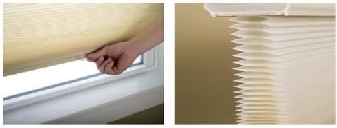 EZ-Glide 1-Inch Cordless Cellular Shade, 32 by 64-Inch, White in Saudi Arabia