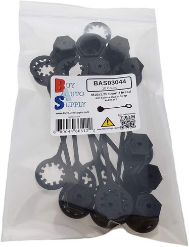 شراء التزويد التلقائي # BAS03044 (5 Pack) M10x1.25 Short Thread A/C CAP in Kuwait