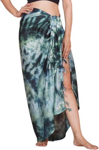 تغطية Cotsiler Rayon Sarong للنساء على الشاطئ تغطية تنورة السباحة التفاف باريو تغطية ربطة عنق 67 بوصة × 45 بوصة in Kuwait