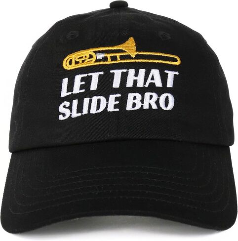 InnoBeta Trombone Gifts Cap for Men, Women, Funny Adjustable Embroidered Hat Baseball Cap Grey in Saudi Arabia