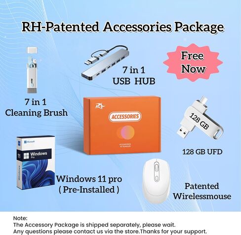 HP Touchscreen All in One Desktop Computer, 27’’ FHD IPS Display, Intel 12-Core Ultra 7(Up to 4.8GHz), Adjustable Height, 64GB DDR5, 1TB SSD, Win 11 Pro, Office Pro Lifetime, Jet Black, Accessories in Kuwait
