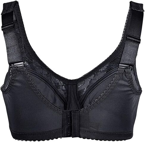 TELIMUSSTO Women's Full Figure Minimizer Bras Wirefree Plus Size Comfort Non Padded Bra in Kuwait