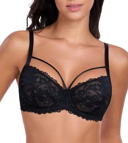 Women's See Through Lace Bra Sexy Underwire Full Coverage Plus Size Unlined Everyday Bras in Saudi Arabia