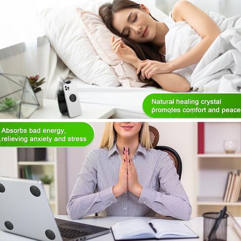 2 Pcs Shungite Sticker for Cell Phone + Raw Shungite Stones Set - 30 mm/1.18 inch Shungite Plate for Laptop Computer Cross in Saudi Arabia