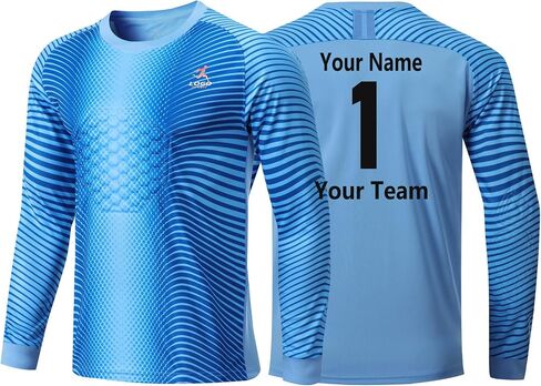 Long Sleeve Goalkeeper Kids Goalkeeper Uniforms Youth Men and Women Customized Number Long Pants Shorts Set in Saudi Arabia