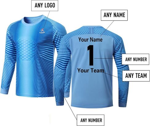 Long Sleeve Goalkeeper Kids Goalkeeper Uniforms Youth Men and Women Customized Number Long Pants Shorts Set in Saudi Arabia
