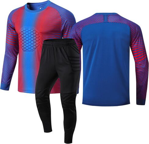 Long Sleeve Goalkeeper Kids Goalkeeper Uniforms Youth Men and Women Customized Number Long Pants Shorts Set in Saudi Arabia