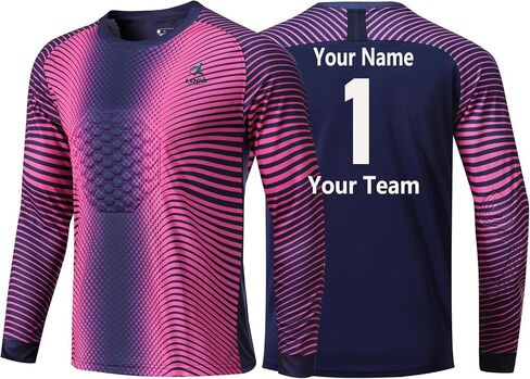 Long Sleeve Goalkeeper Kids Goalkeeper Uniforms Youth Men and Women Customized Number Long Pants Shorts Set in Saudi Arabia