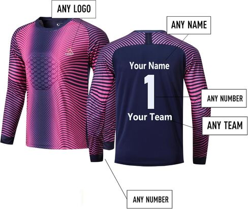 Long Sleeve Goalkeeper Kids Goalkeeper Uniforms Youth Men and Women Customized Number Long Pants Shorts Set in Saudi Arabia