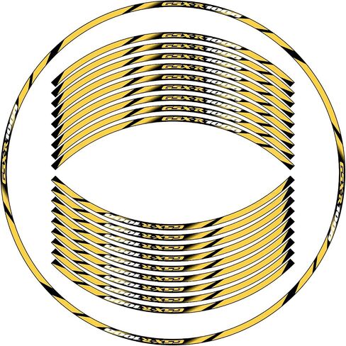 Awonderful Motorcycle Reflective Wheel Stripes kit, Wheel Rim Stickers Compatible with Suzuki GSXR1000 K1/GSXR1000 K3 /GSXR1000 K5/GSXR1000 K7/GSXR1000 K9/GSXR1000 K17 2017-2022 (Red) in Saudi Arabia