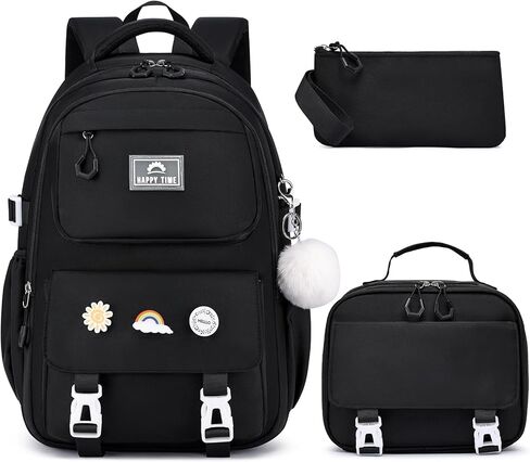 حقيبة الظهر Momuvo School Propack للفتيات ، حقيبة الكتب 3pcs مع مجموعة حقيبة School Case Case Case للأطفال in Kuwait