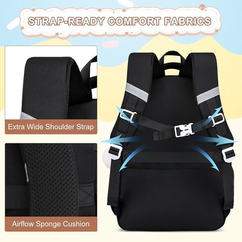 حقيبة الظهر Momuvo School Propack للفتيات ، حقيبة الكتب 3pcs مع مجموعة حقيبة School Case Case Case للأطفال in Kuwait