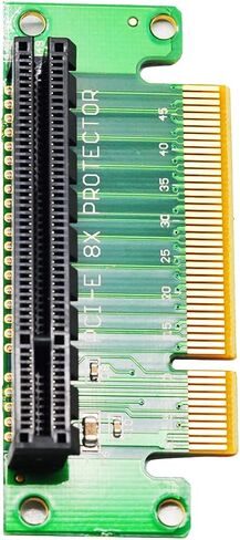 بطاقة Riser PCI-E 8x ، ذكور إلى محول 90 درجة ، 3 عبوات ، للخادم والتعدين in Kuwait