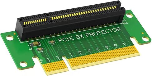 بطاقة Riser PCI-E 8x ، ذكور إلى محول 90 درجة ، 3 عبوات ، للخادم والتعدين in Kuwait