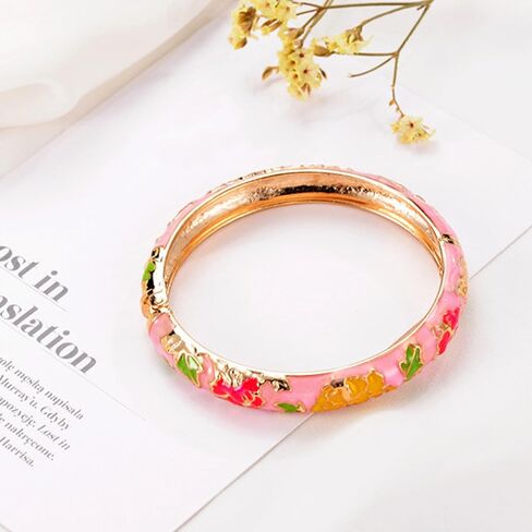 سوار Roe Dolph Cloisonne للنساء Cloisonne Jewelry أساور مكتنزة ملونة للنساء العصرية 2025 in Kuwait