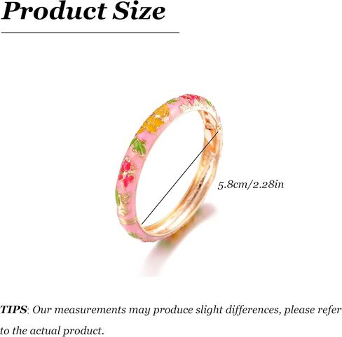 سوار Roe Dolph Cloisonne للنساء Cloisonne Jewelry أساور مكتنزة ملونة للنساء العصرية 2025 in Kuwait