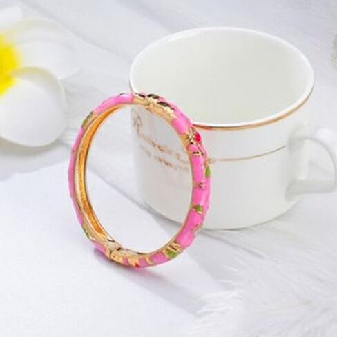 سوار Roe Dolph Cloisonne للنساء Cloisonne Jewelry أساور مكتنزة ملونة للنساء العصرية 2025 in Kuwait