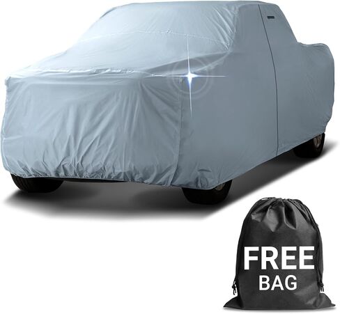 غطاء شاحنة ICArcover Premium لعام 2019-2023 دودج رام 3500 ميجا كابينة 6.4 قدم سرير عادي مقاوم للماء جميع حامي البرد من أشعة الشمس على الجليد. in Saudi Arabia