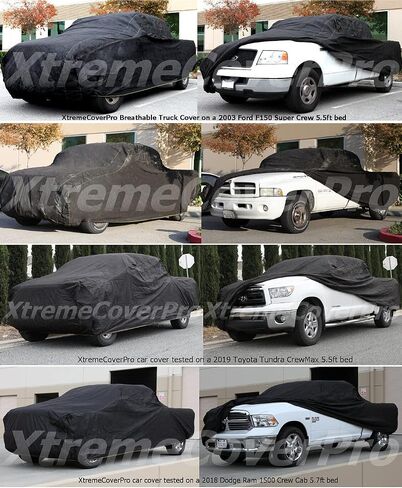 Car Cover fits 2019-2025 GMC Sierra 1500 Crew Cab 5.75ft Bed XTREMECOVERPRO Diamond Series Black Truck Cover in Saudi Arabia