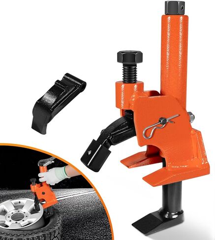 Yoursme Manual Tire Bead Breaker with Rubber Pad Protector – Protects Aluminum Alloy Hubs, Fits 38"-42" Tires for ATVs, UTVs, Tractors, Trucks, Cars & More | Heavy-Duty Tire Repair Tool in Saudi Arabia