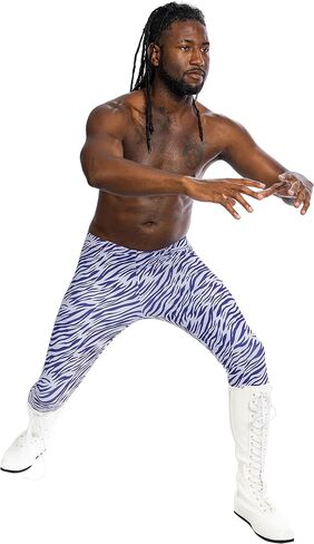 Macho مصارع الجنون الهالوين زي تأثيري للبالغين سراويل دنة in Saudi Arabia