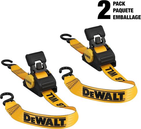 DEWALT DXBC9002 Black / Yellow 2 "x 10 'Auto Retractable Ratchet - 1،100 LB LOAD SAFE WORTH / 3،300 LB BROKE in Saudi Arabia