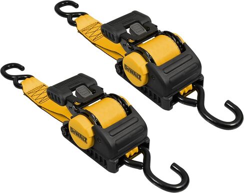 DEWALT DXBC9002 Black / Yellow 2 "x 10 'Auto Retractable Ratchet - 1،100 LB LOAD SAFE WORTH / 3،300 LB BROKE in Saudi Arabia