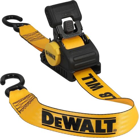 DEWALT DXBC9002 Black / Yellow 2 "x 10 'Auto Retractable Ratchet - 1،100 LB LOAD SAFE WORTH / 3،300 LB BROKE in Saudi Arabia