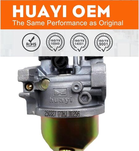 HUAYI OEM Carburetor Carb Compatible with Troy Bilt Colt Front-Tine Tiller 21B-34M8711 in Saudi Arabia