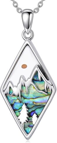 Mustard Seed/Sunset Necklace for Women 925 Sterling Silver Religious Faith Jewelry Gifts for Christian in Saudi Arabia