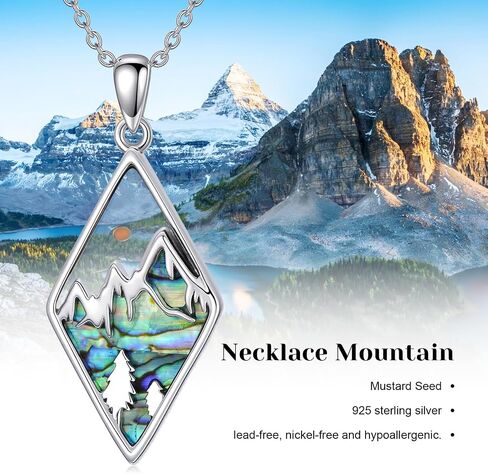 Mustard Seed/Sunset Necklace for Women 925 Sterling Silver Religious Faith Jewelry Gifts for Christian in Saudi Arabia