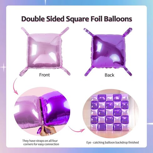 25pcs Black and Red Foil Square Balloon Backdrop Wall with 146pcs Black Red White Balloons Arch, Double Sided Balloon Tunnel with 3 Star Balloons for Racing Car Birthday New Year Party Decor in Kuwait