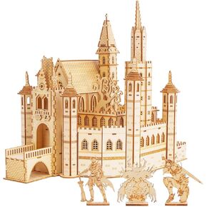 أحجية خشبية ثلاثية الأبعاد للبالغين، نموذج معماري خشبي من فرنسا نوتردام دي باريس، مجموعة أدوات البناء الميكانيكية DIY لعبة الهوايات اليدوية، هدية عيد ميلاد للنساء والرجال، ديكور منزلي، 266 قطعة in Kuwait