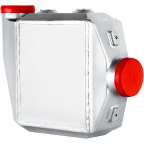 Universal Aluminum Liquid Water to Air Intercooler 9.05"x10.62"x4.52" Core Air, Air Inlet/Outlet(3.5''), Water Inlet/Outlet(NPT 3/4") (Silver) in Kuwait