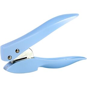 خرامة ورق، ثقب واحد أبيض (تثقيب 12 صفحة) خرامة دائرية للورق والحرف اليدوية - مقبض مريح، سهل التنظيف in Kuwait