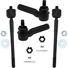 Detroit Axle - Front 4pc Tie Rods for 05-18 Toyota Tacoma, 4 Inner and Outer Tie Rod Ends 2005 2006 2007 2008 2009 2010 2011 2012 2013 2014 2015 2016 2017 2018 Replacement in Saudi Arabia