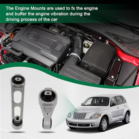 SCITOO Engine Motor Mount Compatible with 2000 2002 for Chrysler for Neon 2001-2010 for Chrysler for PT Cruiser 2000-2005 for Dodge for Neon,OE A2948 A2949 in Kuwait