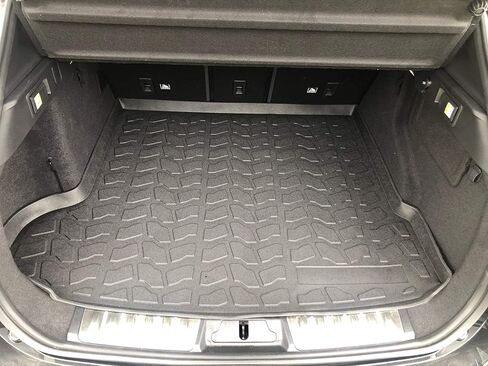 Cargo Liner - Trunk Mat for Jaguar F-Pace 2018-2020 – Weather-Resistant Trunk Mats for Cars with Raised Lip – Non-Slip Car Trunk Mat Rubber – Easy to Install – Laser Pre-Cut Design in Saudi Arabia