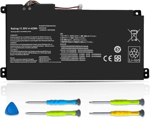 ASODI C31N1912 42Wh Laptop Battery Compatible with ASUS VivoBook14 E410M E410MA E510MA 0B200-03680300 11.55v 3640mAh in Saudi Arabia