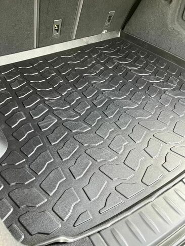 Cargo Liner - Trunk Mat for Jaguar F-Pace 2018-2020 – Weather-Resistant Trunk Mats for Cars with Raised Lip – Non-Slip Car Trunk Mat Rubber – Easy to Install – Laser Pre-Cut Design in Saudi Arabia