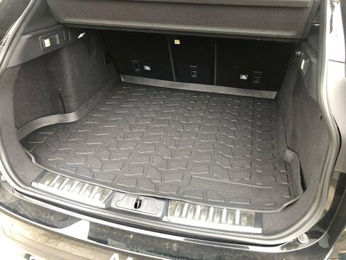 Cargo Liner - Trunk Mat for Jaguar F-Pace 2018-2020 – Weather-Resistant Trunk Mats for Cars with Raised Lip – Non-Slip Car Trunk Mat Rubber – Easy to Install – Laser Pre-Cut Design in Saudi Arabia