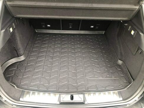 Cargo Liner - Trunk Mat for Jaguar F-Pace 2018-2020 – Weather-Resistant Trunk Mats for Cars with Raised Lip – Non-Slip Car Trunk Mat Rubber – Easy to Install – Laser Pre-Cut Design in Saudi Arabia