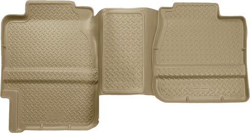 Husky Liners Classic Style Series | 1988 - 1999 Chevrolet/GMC C 1500/K 1500 Cab Extended Cab ، 1988 - 2000 Chevrolet/GMC C2500/C3500/K 2500/K3500 | بطانة أرضية المقعد الثانية ، تان | 61103 in Saudi Arabia