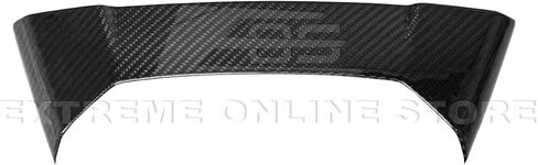 Replacement For 2020-Present Corvette C8 Convertible Models | GM Factory Style CARBON FIBER Interior Console Waterfall Upper Speaker Grille Cover & Wireless Charger in Kuwait